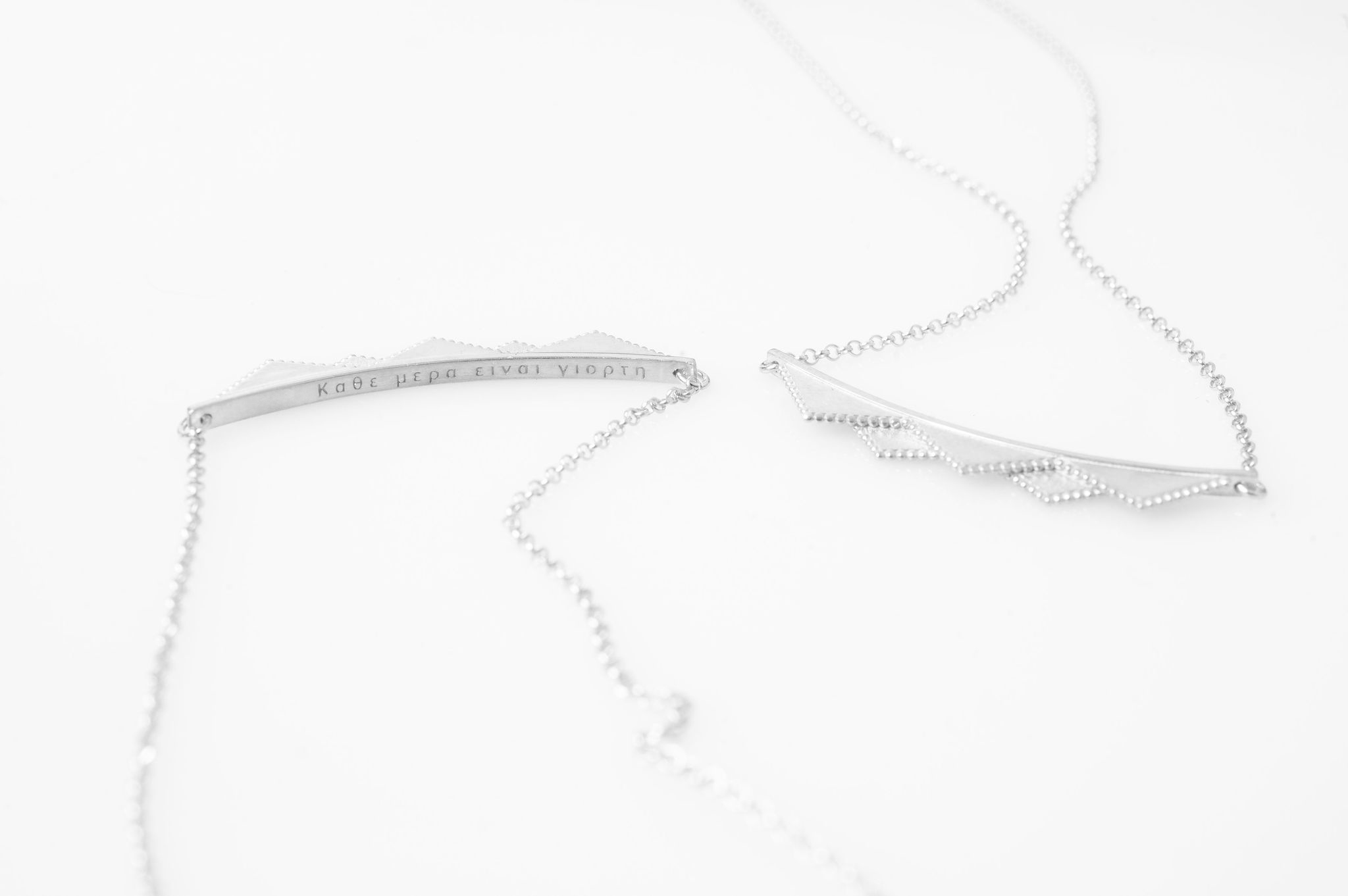 Eva Neofytou - "Κάθε μέρα είναι γιορτή" ασημένιο κολιέ - Image 3